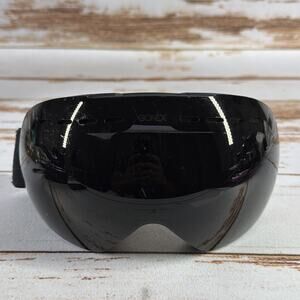 Gonex Ski Goggles Large Black Frame Tinted Lens - Scratched Lenses
